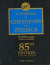 Lide D.  CRC Handbook Chemistry and Physics