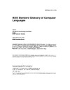 IEEE  IEEE Standard Glossary of Computer Languages (Ansi)