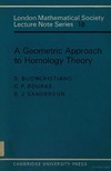 S. Buonchristiano, C. P. Rourke, B. J. Sanderson  A geometric approach to homology theory