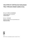 Oberguggenberger M., Rosinger E.  Solution of Continuous Nonlinear PDEs Through Order Completion (North-Holland Mathematics Studies)