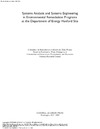 0  Systems Analysis and Systems Engineering in Environmental Remediation Programs at the Department of Energy Hanford Site (Compass Series)