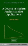 Cohen G.L. — A Course in Modern Analysis  and Its Applications