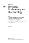 Blaschko H.  Reviews of Physiology, Biochemistry and Pharmacology, Volume 98