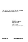 Pollington A., Moran W.  Number Theory with an Emphasis on the Markoff Spectrum (Lecture Notes in Pure and Applied Mathematics)