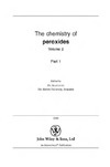 Rappoport Z.  The Chemistry of Peroxides. Volume 2. Part 1