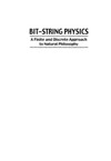 Pierre Noyes H., Van Den Berg J.C.  Bit-string physics: A finite and discrete approach to natural philosophy