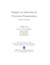 Liu B.  Theory and Practice of Uncertain Programming