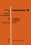 Marchi M., Barlotti A., Tallini G.  Combinatorics 86: Proceedings of the International Conference on Incidence Geometries and Combinatorial Structures, Passo Della Mendola, Trento, ...
