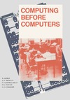 Aspray W.  Computing before computers