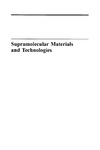 Reinhoud D.  Perspectives in Supramolecular Chemistry: Supramolecular Materials and Technologies, Volume 4