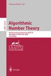 Birkholz E., McClure S.  Algorithmic Number Theory: 6th International Symposium, ANTS-VI, Burlington, VT, USA, June 13-18, 2004, Proceedings