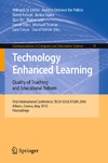 Lytras M., Pablos P., Avison D.  Technology Enhanced Learning: Quality of Teaching and Educational Reform: 1st International Conference, TECH-EDUCATION 2010, Athens, Greece, May ... in Computer and Information Science)