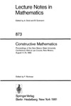 A. Dold (ed)  Lecture Notes in Mathematics. 873