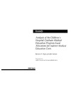 Wynn B., Kawata J. — Analysis of the Children's Hospital Graduate Medical Education Program Fund Allocations for Indirect Medical Education Costs