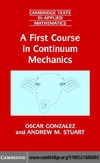 Gonzalez O., Stuart A.  A first course in continuum mechanics