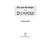 Muir N.  PCs Just the Steps For Dummies