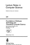 Nori K.V.  Foundations of Software Technology and Theoretical Computer Science