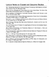 Mehta A.  Estuarine cohesive sediment dynamics : proceedings of a workshop on cohesive sediment dynamics with special reference to physical processes in estuaries, Tampa, Florida, November 12-14, 1984