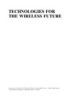 Tafazolli R.  Technologies for the Wireless Future: Wireless World Research Forum (WWRF), Volume 2