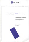 Shiryaev A., Sulem A.  Journees sur les Mathematigues Financieres.Workshop on Mathematical Finance.