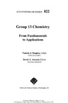 Shapiro P., Atwood D.  Group 13 Chemistry. From Fundamentals to Applications