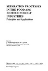 Grandison A.  Separation Processes In The Food & Biotechnology Industries