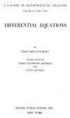 Goursat E. — A course in mathematical analysis. Volume 2, part 2: Differential equations