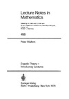 Walters P.  Ergodic theory: Introductory lectures (Lecture notes in mathematics ; 458)