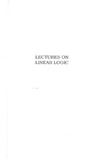 Troelstra A.  Lectures on Linear Logic