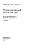 Brewka G., Jantke K., Schmitt P.  Nonmonotonic and Inductive Logic: Second International Workshop, Reinhardsbrunn Castle, Germany, December 2-6, 1991. Proceedings