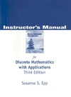 Epp S., Jenkyns T.  Instructors Manual for Discrete Mathematics with Applications