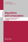 Rudolf Fleischer, Gerhard Trippen  Algorithms and computation: 15th international symposium