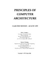 M. J. Murdocca, V. P. Heuring  Principles of computer architecture