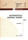 Agrachev A. (ed.)  Summer school on mathematical control theory