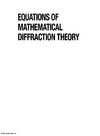 Sumbatyan M., Scalia A.  Equations of Mathematical Diffraction theory