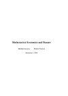 Harrison M., Waldron P.  Mathematical Economics and Finance