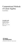 Sewell G.  Computational methods of linear algebra