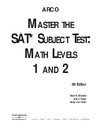 Arco  Master the SAT Subject Test: Math Levels 1 and 2
