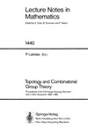 Latiolais P.  Topology and Combinatorial Group Theory (Lecture Notes in Mathematics)