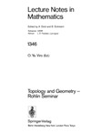 Viro O.  Topology and Geometry - Rohlin Seminar