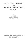 Tsuji M.  Potential theory in modern function theory