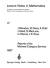 Benabou J., Davis R., Dold A.  Reports of the Midwest Category Seminar