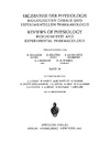 Kramer K.  Ergebnisse der Physiologie, biologischen Chemie und experimentellen Pharmakologie