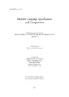 Denzler C.  Modular Language Specification and Composition