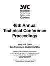 0  SVC - 46th Annual Technical Conference Proceedings