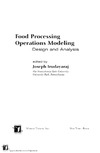 Irudayaraj J.  Food Processing Operations Modeling