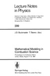 Buckmaster J.D., Takeno T. — Mathematical Modeling in Combustion Science