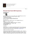 Plenderleith J., Bunn S.  Microsoft Visual Studio 2008 Programming