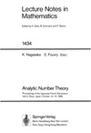 Nagasaka K., Fouvry E.  Analytic Number Theory