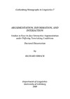 Hirsch R.  Argumentation, information, and interaction: Studies in face-to-face interactive argumentation under differing turn-taking conditions